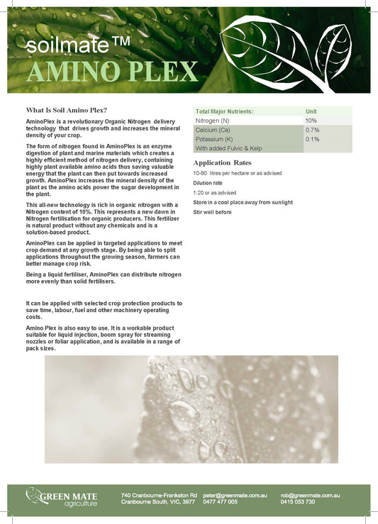 Soil Mate Amino Plex Organic Nitrogen